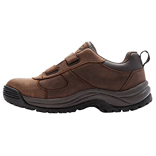 Propét Mens Cliff Walker Low Strap Walking Walking Sneakers Athletic Shoes - Brown - Size 10.5 3E