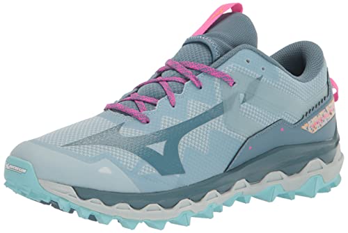 Mizuno Women's Wave Mujin 9 Running Shoe, Forget Me Not/Nimbus Cloud, 6.5