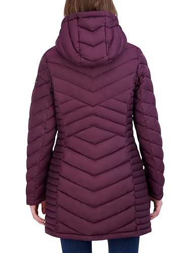 HFX Women's Water Resistant Packable Jacket, Bordeaux