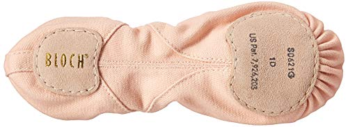 Bloch girls Girl's Pro Elastic dance shoes, Pink, 13 Wide Little Kid US