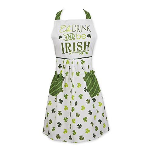 DII Celebrate St. Patrick's Day Kitchen Collection, Apron, Eat Drink & Be Irish