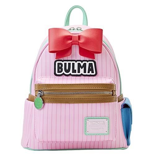 Loungefly Backpack Dragon Ball Bulma - Backpack - Cute Collectable Bag - Gift Idea - Official Merchandise - for Boys, Girls Men and Women - Anime Fans