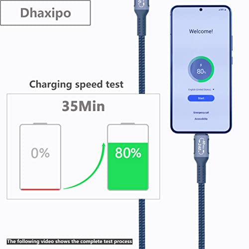 USB 4 for Thunderbolt 4 Cable 0.3m/1FT, 40 Gbps Data transfer with 240W and 4K@144Hz 5K@ 60Hz or 8K@30Hz,Compatible with Thunderbolt 4/3 Cable and USB C,fit for Laptop,Docking,Monitor and more