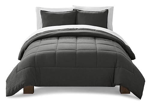 UGG 32543 Leonora Twin-Twin XL 2-Piece Comforter Set Ultra-Soft Luxury Bedding Comforter and One Pilllow Sham Cozy Comfortable Reversible Machine Washable Hotel Style Bedding Set, Twin, Navy