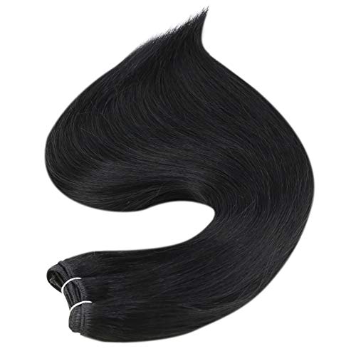 Full Shine Sew In Hair Extensions Weft Straight Hair Extensions Color Brown To Blonde Mix Brown Machine Tied Weft Extensions Soft Hair Invisible Human Hair Sew In Extensions 12 Inch 80G