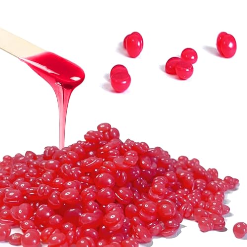 5 lb Wax Beads for Hair Removal, Salon-Quality Refill Bulk Waxing Bead for Bikini, Legs, Armpits, Body, Face, Sensitive Skin Coarse and Fine Hair, At-Home or Professional Use, Christmas Red