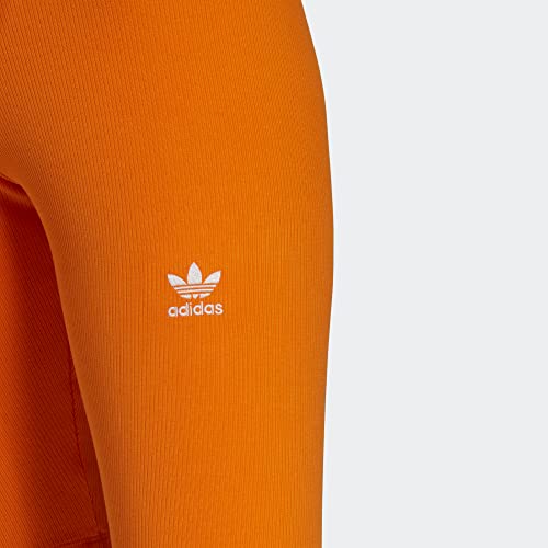 adidas Originals Womens 1/2 Tights, Bright Orange, X-Small