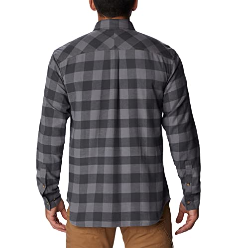 Columbia Men's Flare Gun Stretch Flannel, Shark Vista Stripe, X-Large