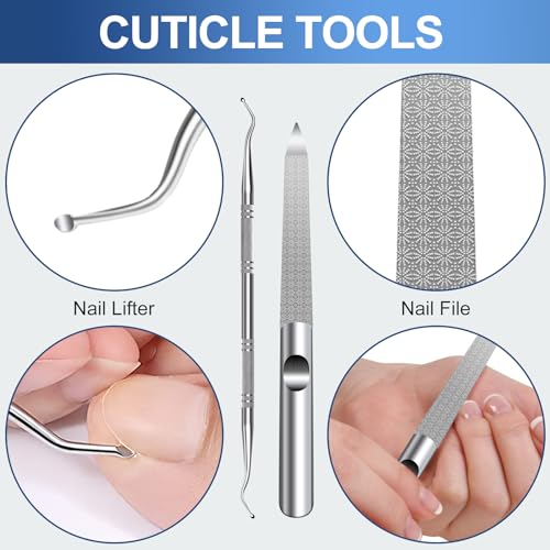 2024 Toenail Clippers for Seniors Thick Nails - 17mm Straight Wide Jaw Ultra Sharp Nail Clippers for Men & Upgrade 360°Rotary Fingernail Cutter for Seniors, Novelty Gifts for Men Women
