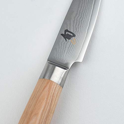 Shun Cutlery Classic Blonde Paring Knife 3.5", Small, Nimble Cooking Knife For Peeling, Coring, Trimming And More, Precise Cutting Knife, Handcrafted Japanese Kitchen Knife