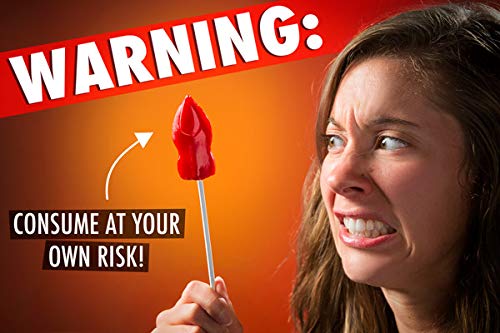 Flamethrower Candy Co Toe of Satan Lollipop One Pack Carolina Reaper Spicy Challenge