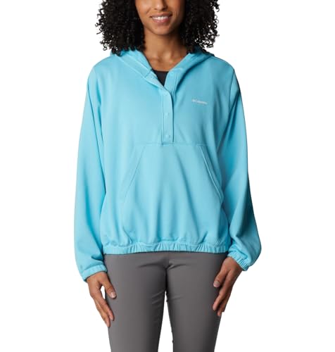 Columbia Women's Trek French Terry Coverup, Aquamarine, X-Small