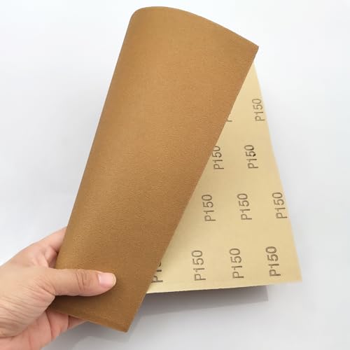 LYFJXX 24PCS Sand Paper Variety Pack, 9 x 11 Inch 80,150,220, 320, 400, 600 Grit Sandpaper Assortment, Sandpaper for Metal, Wet Dry Sandpaper