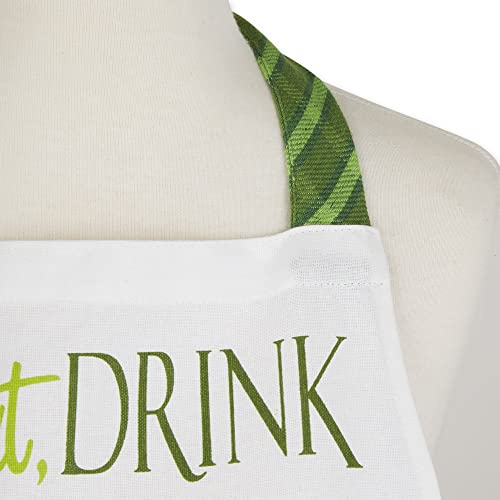 DII Celebrate St. Patrick's Day Kitchen Collection, Apron, Eat Drink & Be Irish