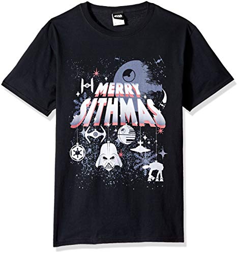 Star Wars Men's Ornament Stuff T-Shirt Black, Small