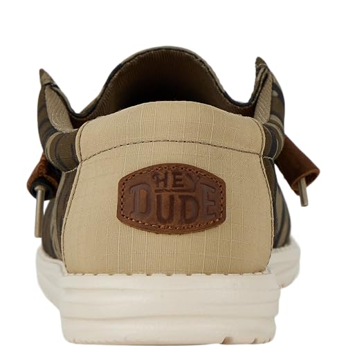 HEYDUDE Men's Wally Wl Funk Multiple Colors | Mens Shoes | Men's Lace Up Loafers | Comfortable & Light-Weight Camo