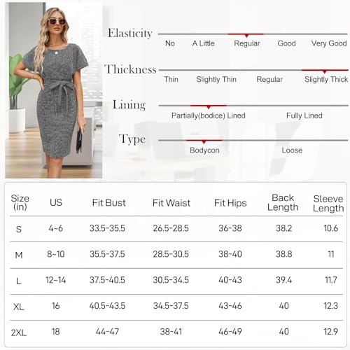 Women's Tweed Pencil Plaid Dress Trendy Business Casual Bodycon Fall/Winter Lantern Long Sleeve Dress Red L