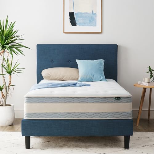 ZINUS 10 Inch Comfort Support Hybrid Mattress [New Version], Full, Fiberglass Free, Medium Plush, Motion Isolation, Certified Safe Foams & Fabric, Mattress in A Box