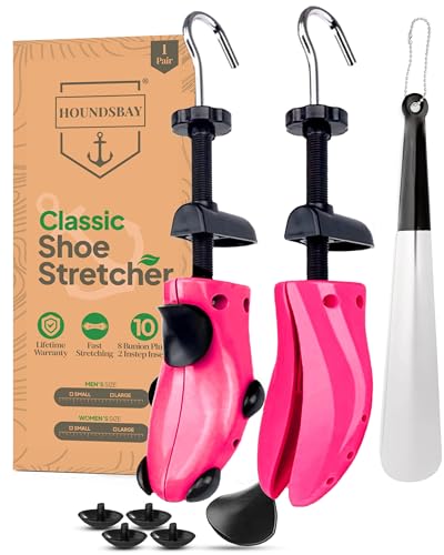 HOUNDSBAY Shoe Stretcher Women (10.5-13) Adjustable Shoe Widener Stretcher for Women, Shoe Expander & Leather Shoe Stretcher - Shoe Trees for Women - Shoe Care Kit
