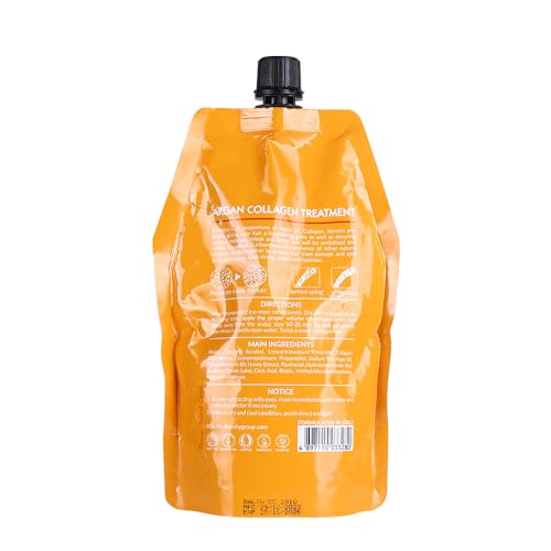 Karseell Collagen Hair Treatment Deep Repair Conditioning Argan Oil Collagen Hair Mask Essence for Dry Damaged Hair All Hair Types 16.90 oz 500ml
