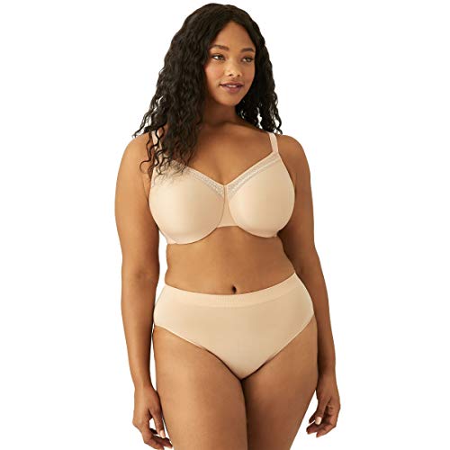 Wacoal Women's Plus Size Perfect Primer Underwire Bra, Sand, 42H