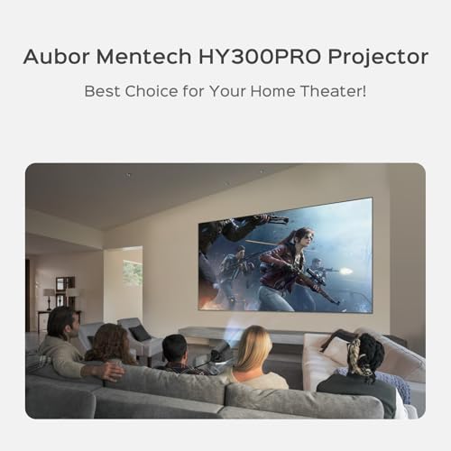 Mini Projector with WiFi and Bluetooth, 180°Rotatable Portable Projector, 1080P Support, 130" Smart Projector with Android TV 11.0, Short Throw, Auto Keyston for Outdoor/Home Theater, Iron Grey