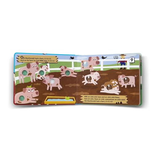 Melissa & Doug Children's Book - Poke-a-Dot: Old MacDonald’s Farm (Board Book with Buttons to Pop) - FSC Certified