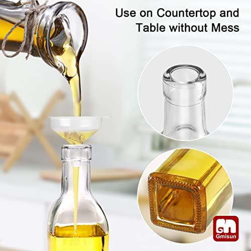 GMISUN Oil Dispenser for Kitchen, Olive Oil Dispenser Bottle, Cooking Oil Dispenser Bottle, Oil and Vinegar Dispenser Set 1Pack, Glass Oil Container Cruet-Oil Pourer Spout