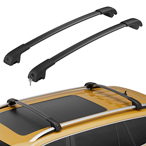 HmmtyRack Lockable Car Roof Rack Cross Bars Compatible with Volkswagen VW Atlas 2017-2024,Aluminum Crossbars for Roof Rack Cargo Carrier Bag Kayak Canoe Bike,VW Atlas Accessories