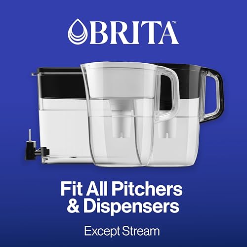 Brita Elite Water Filter Replacement for Pitchers and Dispensers, NSF Certified to Remove 99% of Lead, 1 Count (Pack of 1), Blue