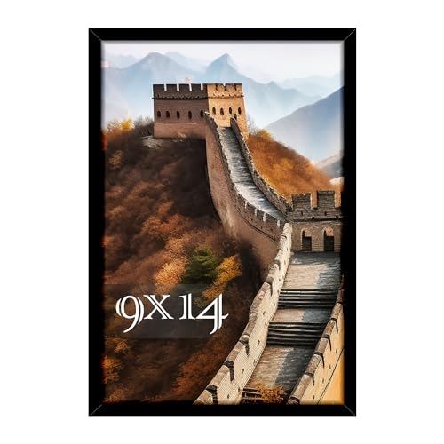 Picrit 14x22 Picture Frame, Photo Frame for Wall Mounting Display, Black