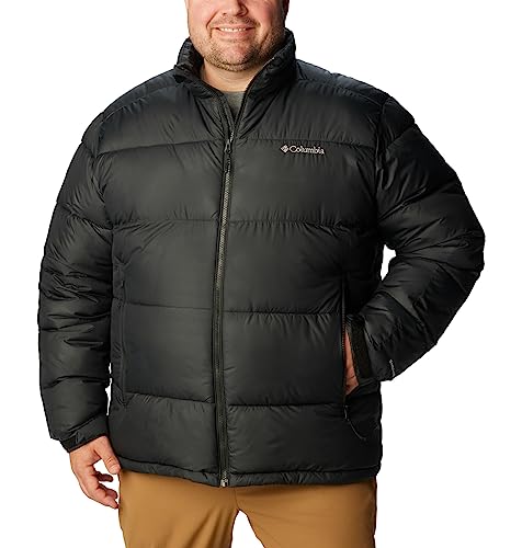 Columbia Men's Pike Lake II Jacket, Black, 4X Big
