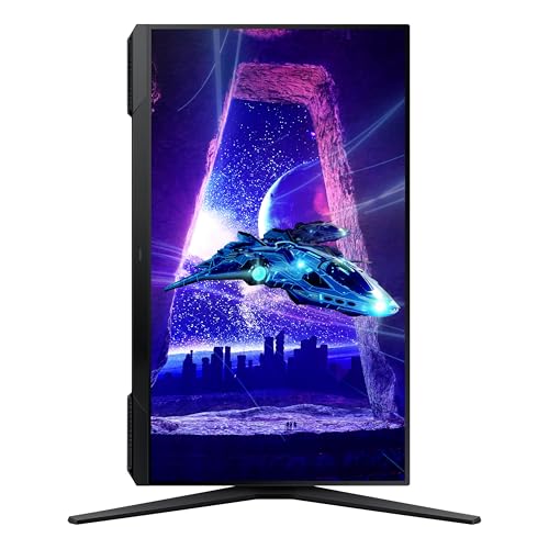 Samsung 24-Inch Odyssey G3 (G30D) Series FHD Gaming Monitor, 1ms, 180Hz, AMD FreeSync, Adjustable Stand, Black Equalizer, Virtual Aim Point, Eye Saver Mode, Flicker-Free, LS24DG302ENXZA