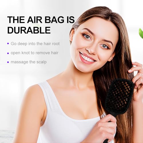 FHI Heat UNbrush Detangling Brush for Pain-Free Brushing on All Wet or Dry Hair Types — Durable DuoFlex Anti-Static Bristles, Lightweight Handle, Vented Hair Brush, Sun Ceremony