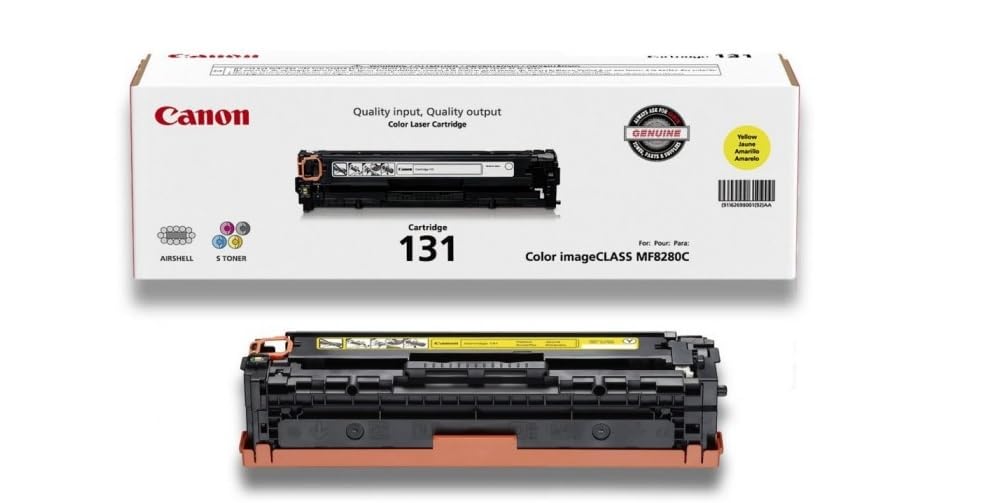 Canon 131 Toner Cartridge Bundle for imageCLASS MF8280Cw and MF628CW Printer, 1500 Sheets, Black / Cyan / Magenta / Yellow