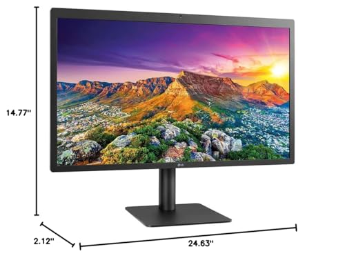 LG 27” 27MD5KB-BUltraFine™ 5K IPS Monitor with Thunderbolt 3 & Type C Ports & macOS Compatibility, Black
