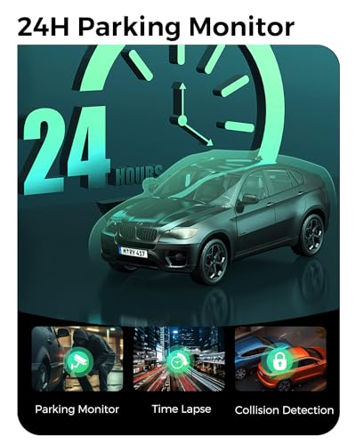 COOLCRAZY Dash Cam 4K Front, Built-in WiFi GPS Dash Camera for Cars, 3.2" IPS Screen Dashcam with App Control, Free 32G Card, 170°Wide Angle, 24H ParkingMode, WDR, Night Vision, G-Sensor