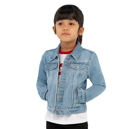 Levi's Girl's Denim Trucker Jacket, Bristol, 6