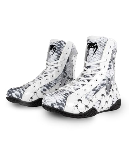 Venum White Snake Boxing Shoes - White