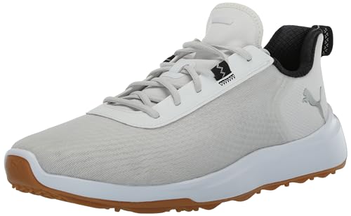 PUMA Golf Men's Fusion Crush Sport Wide Golf Shoe, Puma Black-Electric, 14