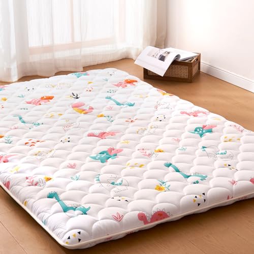 Premium Foam Japanese Floor Mattress Futon Mattress,100% High Density Comfortable Foam, Thicken Tatami Mat Sleeping Pad,Foldable & Portable Kids Adults Sleeping Mats for Guest Room, Dormitory
