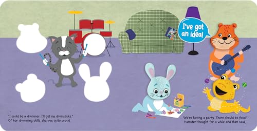 Little Hippo Books Five Partying Pets | Touch and Feel Books for Toddlers | Sound Books | Kid's Books with Sound | Educational Children's Books and Sensory Books