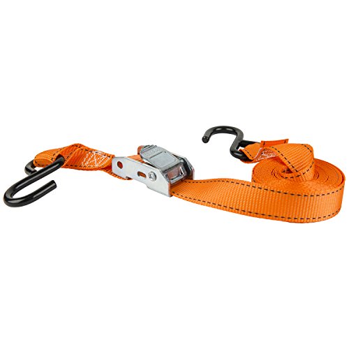 KEEPER Hampton PROD 1”x 10' Cam Buckle Tie-Down, 4 Pack - 300 lbs. Working Load Limit and 900 lbs. Break Strength