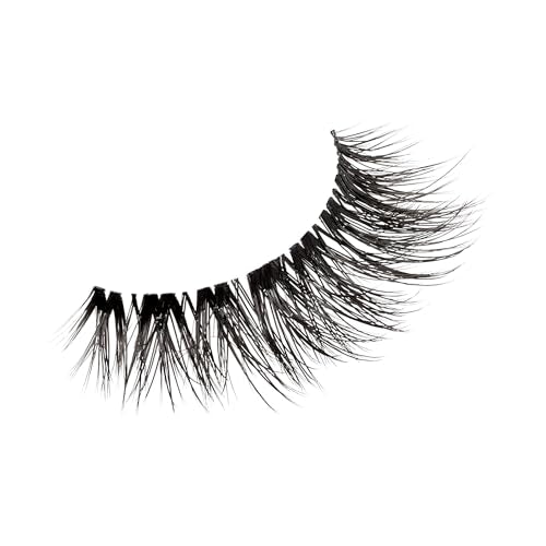 KISS Lash Couture LuXtensions Collection False Eyelashes Multipack, Flat Lash Technology, Super Slim Lash Band, Real Lash Extension Fibers, Reusable Strip Lashes, 'Volume Full Set', 4 Pairs