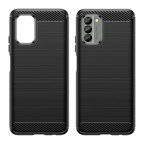 EVUNNBC for Nokia G400 Case, Nokia G400 5G Case Flexible TPU Shock-Absorption Military Grade Drop Protection Slim Fit Phone Cover for Nokia G400 5G (Black)