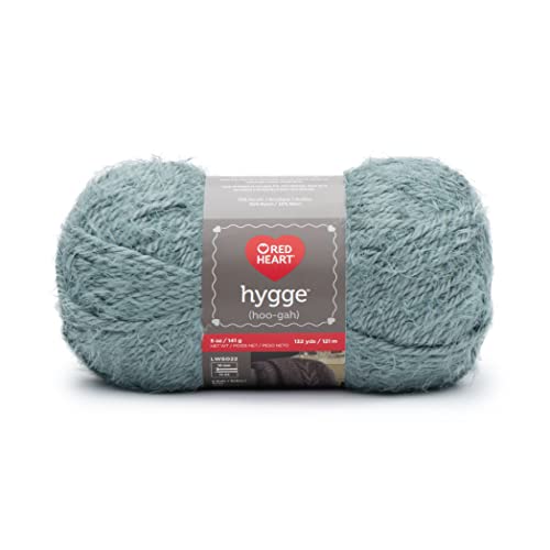 Red Heart Hygge Snow Yarn - 3 Pack of 227g/8oz - Acrylic Nylon Blend - 5 Bulky - 212 Yards - Knitting/Crochet