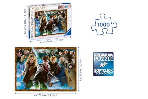 Ravensburger WB Harry Potter 1000 Piece Jigsaw Puzzle for Adults - 12000463 - Handcrafted Tooling, Made in Germany, Every Piece Fits Together Perfectly