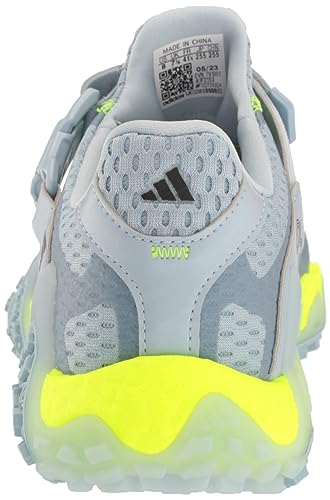 adidas Men's Adicross Low Spikeless Golf Shoes, Wonder Blue/Core Black/Lucid Lemon, 11