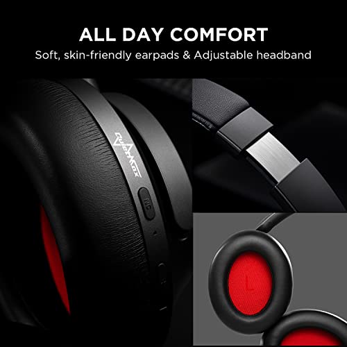 1MORE SonoFlow Active Noise Cancelling Headphones, Bluetooth Headphones with LDAC for Hi-Res Wireless Audio, 70H Playtime, Clear Calls, Preset EQ Via App, Blue