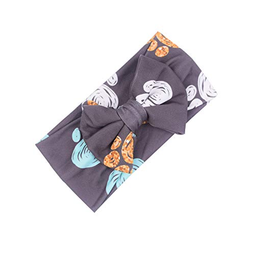 QTECLOR Newborn Receiving Blanket Headband Set - Unisex Soft Baby Swaddle Girl Boy Gifts (Bear paw- gray)